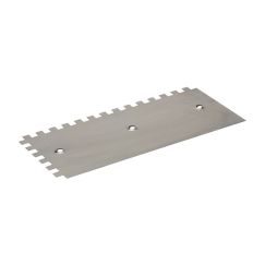 Lame seule en acier pour truelles à colle Fig. de denture: R 10, Grandeur mm: 280/130