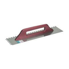 Plâtoir à colle, INOX Fig. de denture: E 6, Grandeur mm: 500/130