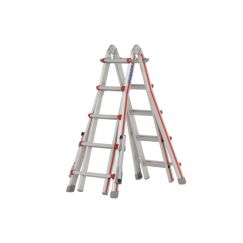 Teleskopleiter, vierteilig, SC 40 mit Ausleger Sprossen: 4x4, Länge ca. m: 2.35-4.02