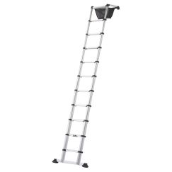 Echelles télescopiques "ZoomMaster" avec traverser Echelons: 13, long. env. m: 0.95-4.05