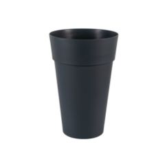 Pot porur plantes Houston anthracite Dimension extérieure Ø cm:40, hauteur cm: 62.6