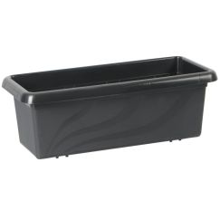 planteur Albis, gris foncé 80x17x4.5 cm