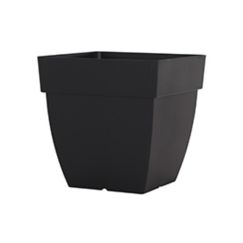 PFLANZGEFÄSS ECKIG CAPRI 35CM ANTHRAZIT Aussenmass cm: 35 x 35 Höhe cm: 35