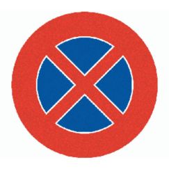 2.49 Interdiction de s’arrêter Ø cm: 40, Exécution: Scotchlite HIP
